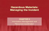 Hazardous Materials: Managing the Incidentnew-courses.justice.eku.edu/FSE/FSE305/Video/W6/Ch9.pdf · Information Management Requirements (1 of 2) • When dealing with information