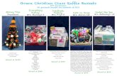 Grace Christian Class Raffle Baskets · Photo Frame, Throw Blanket, “Cattitude” and “Indognito” Notepads, Chicken Jerky Dog Treats, Cat Ora-treats, Feathered Catnip Toy, Jumbo