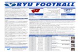 BYU vs. No. 10/12 Wisconsin | Saturday, Sept. 16 | …...Cosmo the Cougar Colors ..... Blue and White Stadium ..... LaVell Edwards Stadium Surface ..... Natural Grass ... along with