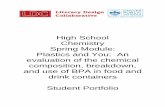 High School Chemistry Spring Module - Denver Public Schoolsdsapresents.org/staff/lisa-vamvakias/files/2013/08/... · Denver Public Schools High School Chemistry• Spring Module Table