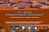 FY 2016 PROPOSED BUDGET - Alexandria City Public SchoolsFY 2016 and is the 19th largest of 132 school divisions in the Commonwealth of Virginia. ACPS is surrounded by the three largest