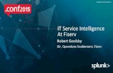 IT*Service*Intelligence* AtFiserv* - .conf19 | Splunk...Splunk*IT*Service*Intelligence* 10 ITSIis*a Splunk*premium*soluAon*thatenables*us*to*model*our*business*services*and*measure*them*