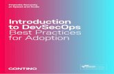 Introduction to DevSecOps Best Practices for Adoption · 14 Introduction to DevSecOps Best Practices for Adoption Security champions are “members of a team that help to make decisions