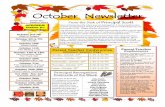 October Newsletter - Franklin Township Public …...October Newsletter Volume 3, Issue 2 October 2011 to the academic year. Our displays of authentic student work through-October 3rd-7th