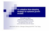 An adaptive time-stepping strategy for epitaxial growth modelsmath.cts.nthu.edu.tw/Mathematics/Zhonghua Qiao.pdf · 2011-05-30 · An adaptive time stepping strategy MBE model may