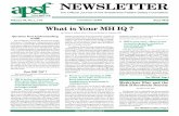 What is Your MH IQ€¦ · APSF NEWSLETTER June 2015 PAGE 2 NEWSLETTER The Official Journal of the Anesthesia Patient Safety Foundation The Anesthesia Patient Safety Foundation Newsletter