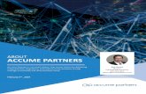 ACCUME PARTNERS...Accume Partners is a trusted advisor that serves clients by delivering integrated Risk, Regulatory, and Cybersecurity solutions to help manage uncertainty and drive