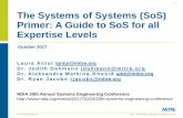 Systems of Systems Primer · The Systems of Systems (SoS) Primer: A Guide to SoS for all Expertise Levels Laura Antul lantul@mitre.org Dr. Judith Dahmann jdahmann@mitre.org Dr. Aleksandra