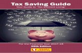 Tax Saving Guide T Sa Your Guide to Tax Efficient Living · T Sa Your Guide to Tax Efficient Living T Sa Your Guide to Tax Efficient Living 2 3 P roper tax planning is the basic duty
