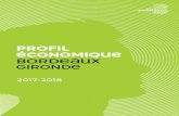 PROFIL ÉCONOMIQUE BORDEAUX GIRONDE · et le numérique de la métropole bordelaise dont le totem est la future Cité Numérique (2018). 3 grands projets en cours : St Jean Belcier