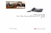 User Guide for the SoundPoint IP 550 - Polycom · To customize your phone, refer to Customizing Your SoundPoint IP 550 Phone on page 1-1. To read about the phone’s basic features,