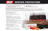 WINTER PROTECTION WINTER PROTECTION - Grip-Rite · WINTER PROTECTION WINTER PROTECTION GRWINBRO 06/2013 Grip-Rite® offers a complete assortment of winter protection products engineered