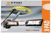 X PAD for Android - Leica Geosystems€¦ · X•PAD for Android The first, the most advanced. Surveying and drawing at the same time! Surveying and real-time drawing at the same