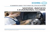 CAREER AND TECHNICAL EDUCATION WORK-BASED LEARNING … · Career and Technical Education (CTE) consists of various program concentrations of Career Pathways that have been developed