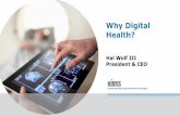 Why Digital Health? · Source: Rock Health, Digital Health Consumer Adoption: 2016, asked to discontinue a specific FO. % Acted Upon Information 56% 56% Asked his or her physician