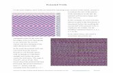 Extended Twills - Marcy Petrini Twills.pdfExtended Twills As the name implies, these twills are formed by repeating some sections of the motifs, usually to accentuate the size of the
