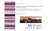 From action research to advocacy - INTRAC...Praxis Note No. 71 From Action Research to Advocacy Promoting Women’s Political Participation in North Africa Rod MacLeod September 2015