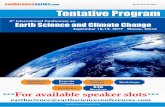 6 Earth Science and Climate Change€¦ · Earth Science and Climate Change September 18-19, 2017 Macau, China 6th International Conference on. conferenceseries.com Earth Science
