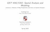 GIST 4302/5302: Spatial Analysis and ModelingBu er, spatial query, overlay analysis (lab 2-3) Surface analysis and map algebra (lab 4) Model builder (lab 5) Geocoding (lab 6) Point