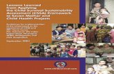 Lessons Learned from Applying the Child Survival ...Lessons Learned from Applying the Child Survival Sustainability Assessment (CSSA) Framework to Seven Mother and Child Health Projects