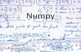 Numpy - Peter Beerli · Numpy Array Array size. 2 dimensional array. 3 dimensional array. Array initialization. 3 dimensional array. Data type Different data-types allow us to store