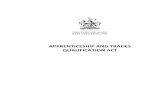 Apprenticeship And Trades Qualification Act · Provincial Apprenticeship Board Section 5 Apprenticeship And Trades Qualification Act Page 8 Current to: December 8, 2012 t c Re-appointment