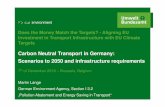 Carbon Neutral Transport in Germany: Scenarios to 2050 and ... Bundesa… · Carbon Neutral Transport in Germany: Scenarios to 2050 and infrastructure requirements 2016/12/07 T&E: