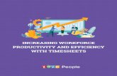 Increasing productivity and efficiency with timesheets · Review, $7.4 billion a day is lost in the U.S. in untracked timesheet hours. Looking at the bigger picture, workforce productivity