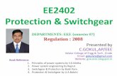 EE2402 Protection & Switchgear · Protection & Switchgear by U.A.Bakshi . EE2402 PROTECTION & SWITCHGEAR Syllabus. Power system basics. Electric Power System. Electricity is generated