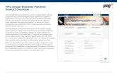PMG Digital Business Platform Product Overview · The PMG Digital Business Platform is a suite of complementary software ... people, systems and data. From streamlining and automating