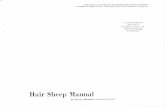 Hair Sheep Manual - CARDI · Temperate breeds of sheep (wool) are more numerous and are economically more important than hair sheep but the hair sheep are well adapted to tropical