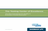 The Testing Center of Excellence - QA Revolutionqarevolution.com/wp-content/uploads/2014/02/Worksoft-Paper-The-Testing... · The Testing Center of Excellence The New Framework for
