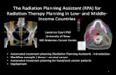 Full automation of radiation therapy treatment planningindico.ictp.it/event/7955/session/6/contribution/... · Datta NR, Samiei M, Bodis S. Radiation Therapy Infrastructure and Human