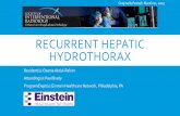 RECURRENT HEPATIC HYDROTHORAXrfs.sirweb.org/wp-content/uploads/20150301_Abdul... · RECURRENT HEPATIC HYDROTHORAX Originally Posted : March 01, 2015 ... Abdominal pain History of