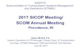 2017 SICOP Meeting SCOM Annual Meeting...2018/06/04  · Connected Automated Vehicle Executive Leadership Team V2IDC Executive Committee USDOT - ITS JPO - FHWA - FTA - NHTSA TWG 1: