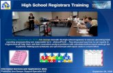 High School Registrars Training - CFISD Technology Services€¦ · Onboarding Community Programs Information Services and Applications (ISA) Posted by September 28, 2018 The CFISD