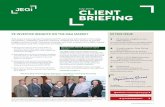 July 2016 CLIENT BRIEFING - JEGI – Leading Investment ...July 2016 CLIENT BRIEFING 1 PE Investor Insights on the M&A Market PE execs provide thoughts on the M&A market & a look into