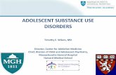 ADOLESCENT SUBSTANCE USE DISORDERSmedia-ns.mghcpd.org.s3.amazonaws.com/substance-use-disorder-2… · • (Co)Edited Straight Talk About Psychiatric Medications for Kids (Guilford