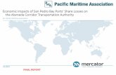 Economic Impacts of San Pedro ay Ports’ Share Losses on the … · complex losing share in the North America port container traffic market since 2007. SPB shares of the North American