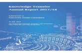 HKUST 2017/18 Knowledge Transfer Annual Report · HKUST 2017/18 Knowledge Transfer Annual Report Page 1 HKUST has been working diligently in Knowledge Transfer (KT) in the year of