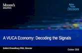 A VUCA Economy: Decoding the Signals · A VUCA Economy: Decoding the Signals 18 0 20 40 60 80 100 120 140 160 180 $34 bil $16 bil $200 bil Remaining Capital goods Intermediate goods