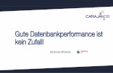 Gute Datenbankperformance ist kein Zufall!€¦ · •Database Vault $ 11.500,00 •Spatial and Graph $ 17.500,00 •Data Masking and Subsetting Pack $ 11.500,00 •Database Lifecycle