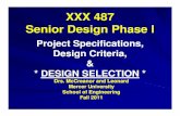XXX 487 Senior Design Phase I - Mercer Universityfaculty.mercer.edu/jenkins_he/documents/XXX487... · – For senior design projects For senior design projects – your group your