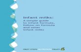 First Steps Nutrition Trust: A simple guide to Infant ... · First Steps Nutrition Trust: A simple guide to Infant Milks. December 2017: page 8 tiny tummy and needs to eat little