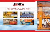 ENGINEERED SOLUTIONS FOR CARGO HANDLING - CTI …Automated Storage and Retrieval Machines (ASRMs) 10 11 CARRIER SYSTEM The Carrier System for automatic or manu-al operation uses slave