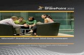 Microsoft® SharePoint® Server 2010 Sites Whitepaperdownload.microsoft.com/download/2/E/B/2EB9FC84-B... · SharePoint 2010 Sites provide users with a rich set of features to build