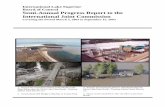 International Lake Superior Board of Control Semi-Annual ... · International Lake Superior . Board of Control. Semi-Annual Progress Report to the International Joint Commission .