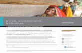 India Investment Initiative - calvertfoundation.org · India Investment Initiative Calvert Social Investment Foundation, a 501(c)(3) nonprofit, offers the Community Investment Note,