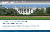 Trust in Government in the Trump Era - Trump’s Broken ... · Trust in Government in the Trump Era A Comprehensive Study of U.S. Public Opinion on the Federal Government Under the