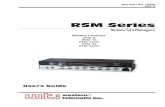RSM Series - The RSM-8, RSM-16, RSM-16DC, RSM-32 and RSM-32DC Remote Site Managers provide in-band and